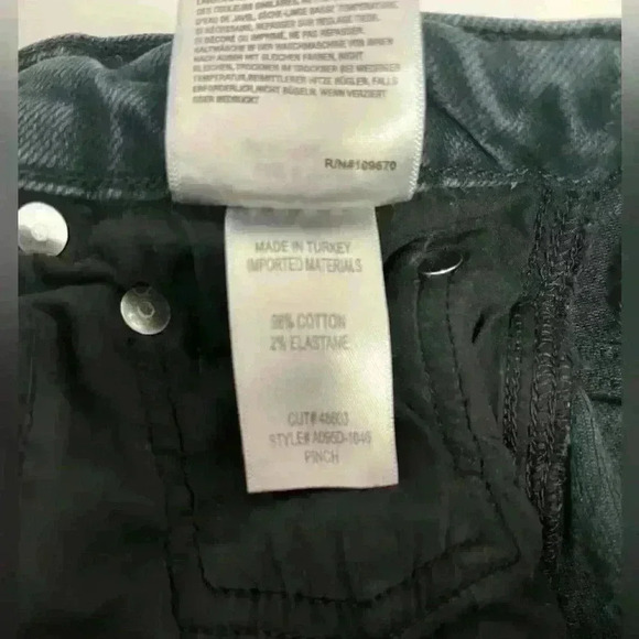 Agolde Women's High Rise Jeans - Black - Picture 12 of 12